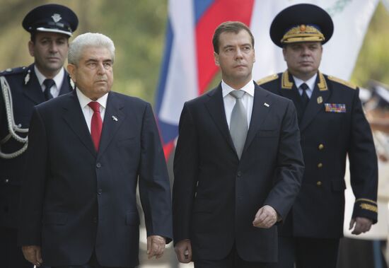 Dmitry Medvedev visits Cyprus