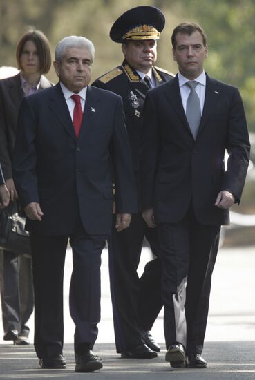 Dmitry Medvedev visits Cyprus