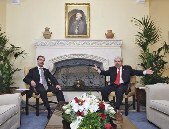 Dmitry Medvedev visits Cyprus