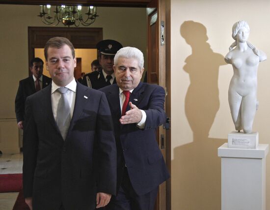 Dmitry Medvedev visits Cyprus