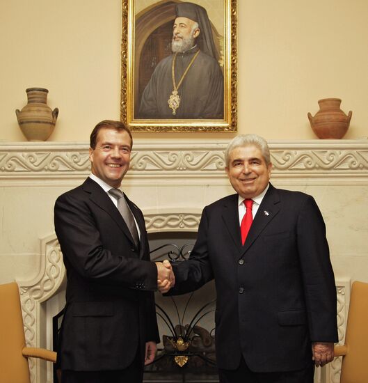 Dmitry Medvedev visits Cyprus