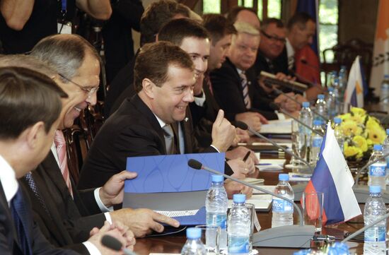 Dmitry Medvedev visits Cyprus