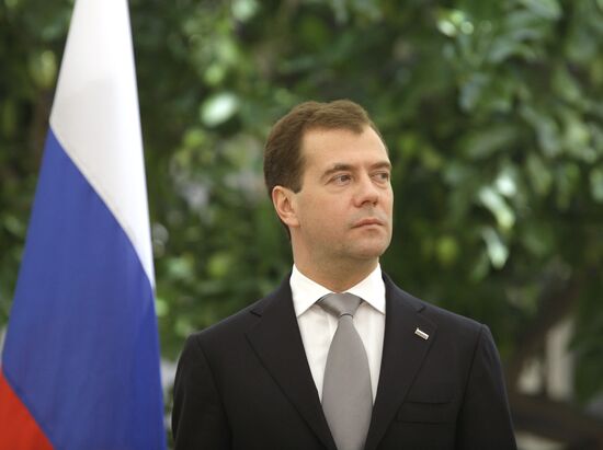 Dmitry Medvedev visits Cyprus