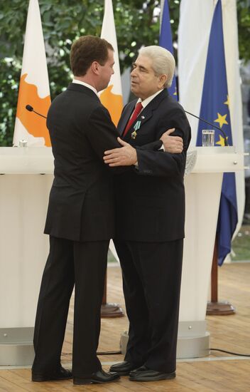 Dmitry Medvedev visits Cyprus