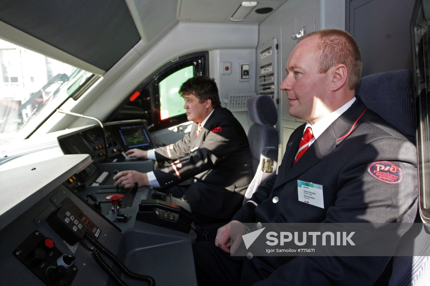 Presentation of high-speed Allegro train in St.Petersburg