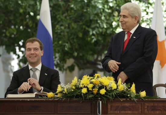 President Medvedev's visit to Cyprus