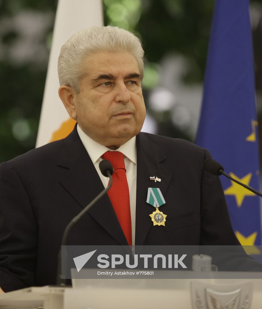 President of Cyprus Dimitris Christofias