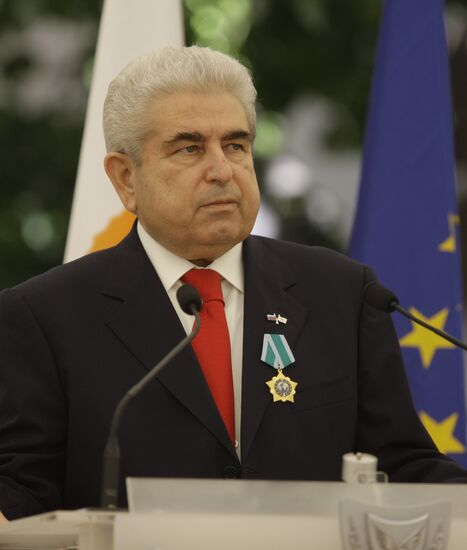 President of Cyprus Dimitris Christofias