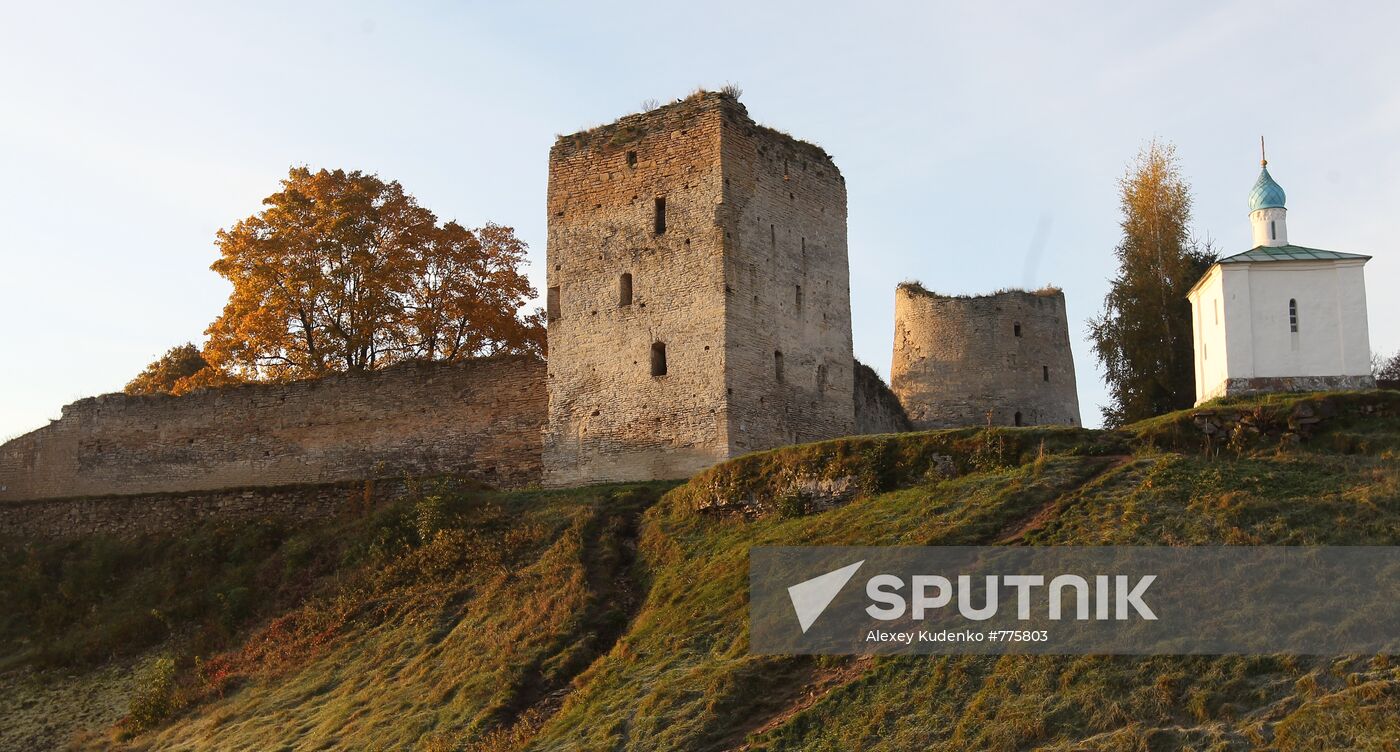 Izborsk Fortress and chapel