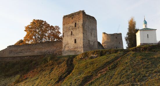 Izborsk Fortress and chapel