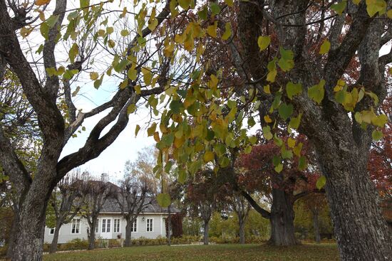 Alexander Pushkin's house and museum in Mikhailovskoye estate