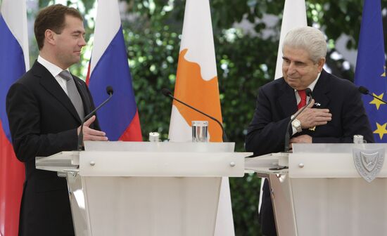 President Medvedev's visit to Cyprus