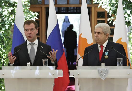 President Medvedev's visit to Cyprus