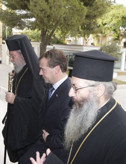 President Medvedev's visit to Cyprus