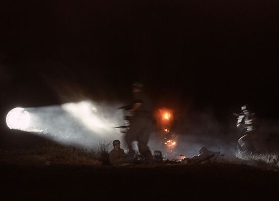 Scene from movie Far Away In The West