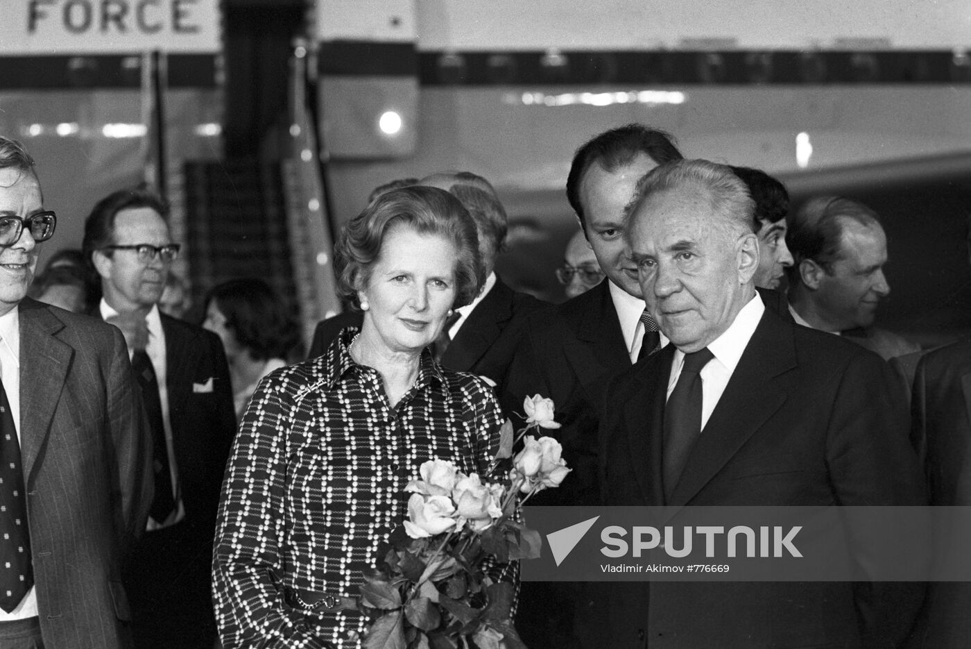 Margaret Thatcher and Alexei Kosygin