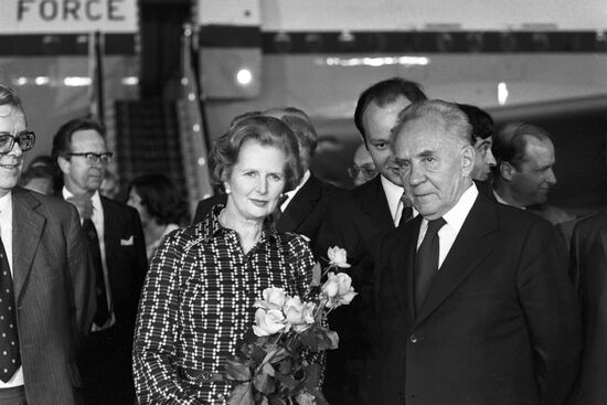 Margaret Thatcher and Alexei Kosygin
