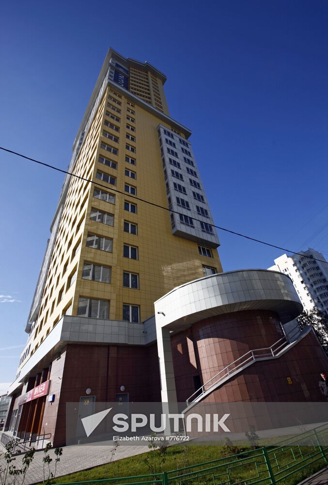 Residential estate O2XYGEN on Yartsevskaya Str in Moscow