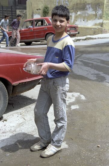 Young waiter