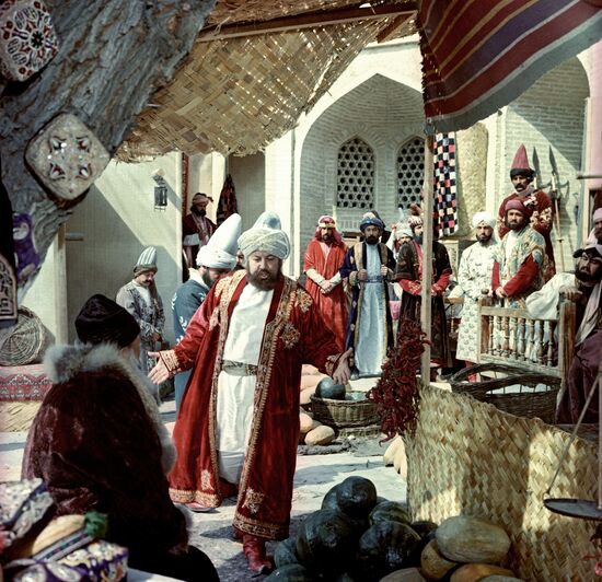 Still from film "New fairy tales of Shakherezady"