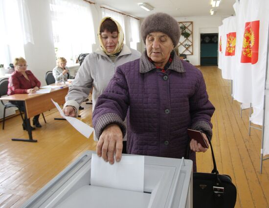 Novosibirsk region votes in legislative assembly election