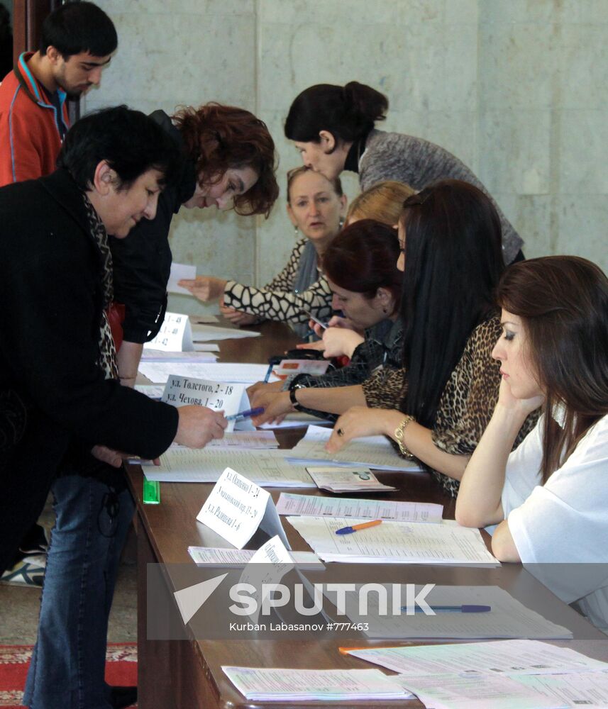Dagestan's Makhachkala residents vote in mayoral election