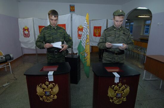 Chelyabinsk region votes in legislative assembly election