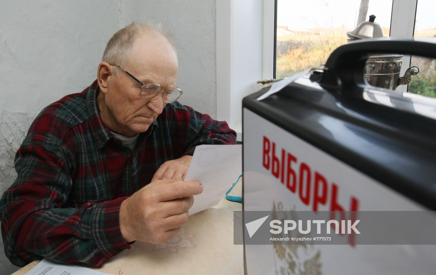 Novosibirsk region votes in legislative assembly election