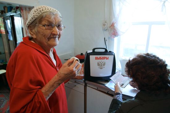 Novosibirsk region votes in legislative assembly election