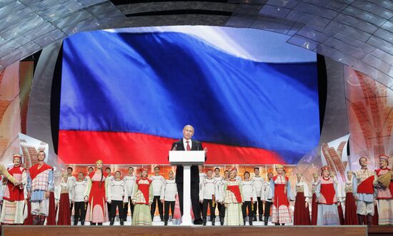 Vladimir Putin congratulates agricultural workers