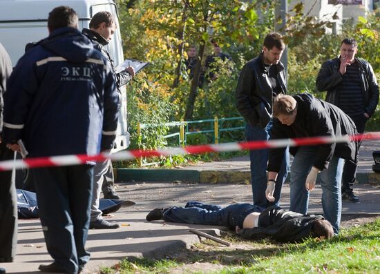 Two men gunned down in Moscow