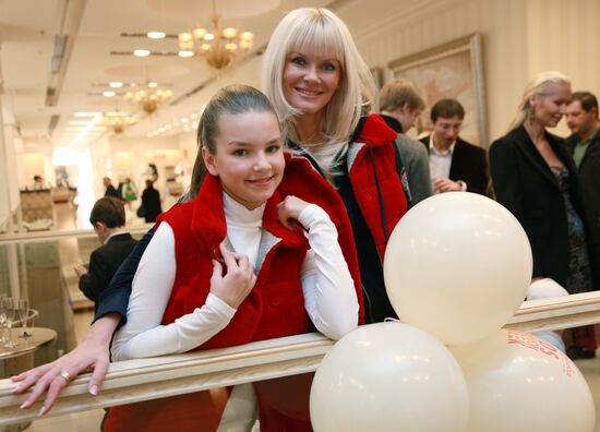 Yekaterina Liepa with daughter Kseniya