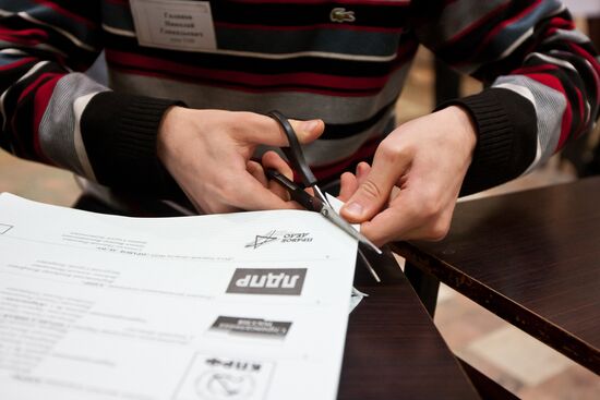 Destroying unused paper ballots