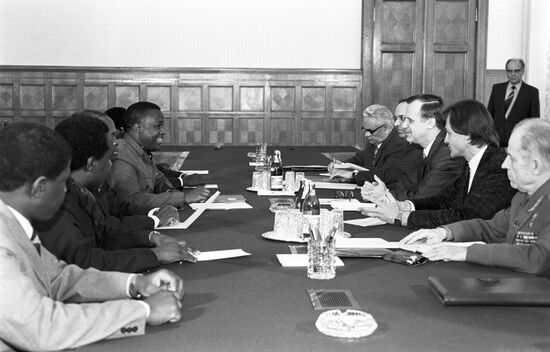 Nikolai Ryzhkov meeting with Kebby Musokotwane