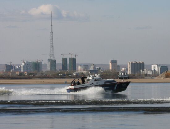 Coast guard vessels in Amur Region