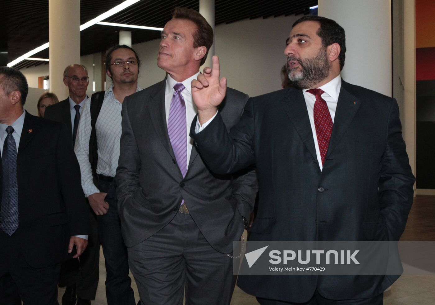Arnold Schwarzenegger and Ruben Vardanyan