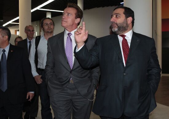 Arnold Schwarzenegger and Ruben Vardanyan
