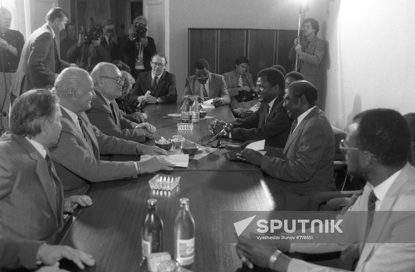 Zimbabwean delegation in Moscow