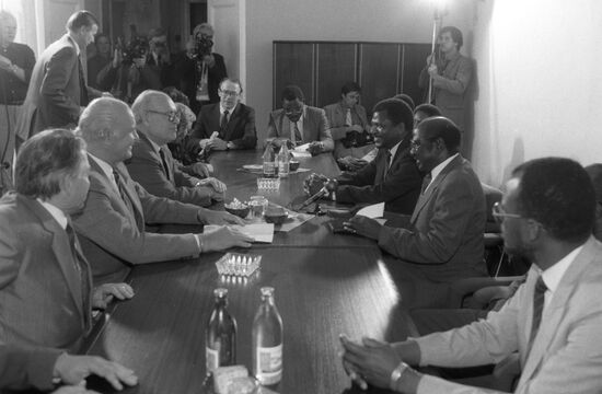 Zimbabwean delegation in Moscow