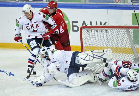 Ice Hockey. KHL. Spartak vs. SKA