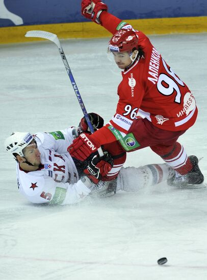 Ice Hockey. KHL. Spartak vs. SKA