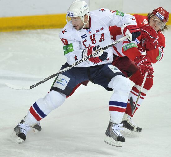 Ice Hockey. KHL. Spartak vs. SKA