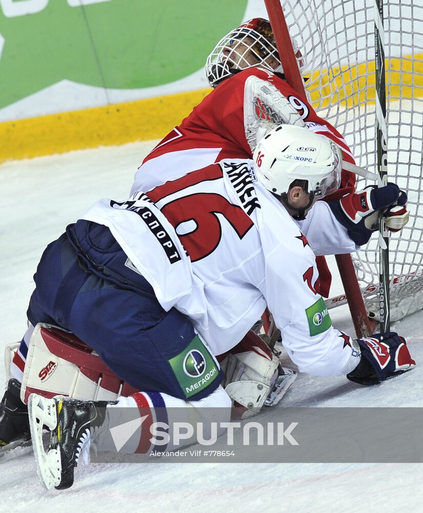 Ice Hockey. KHL. Spartak vs. SKA