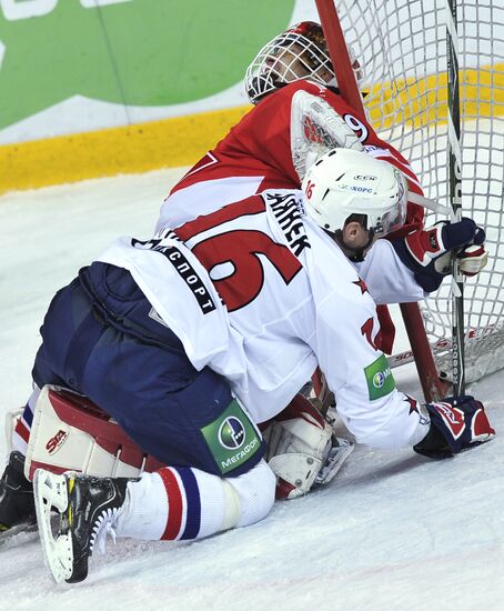 Ice Hockey. KHL. Spartak vs. SKA