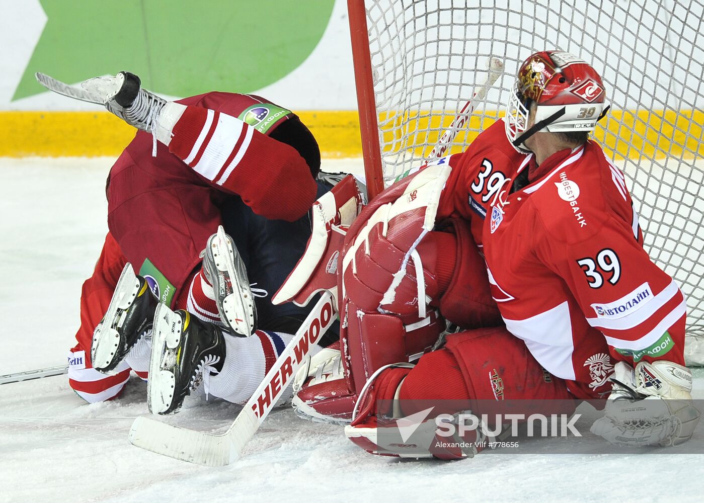 Ice Hockey. KHL. Spartak vs. SKA