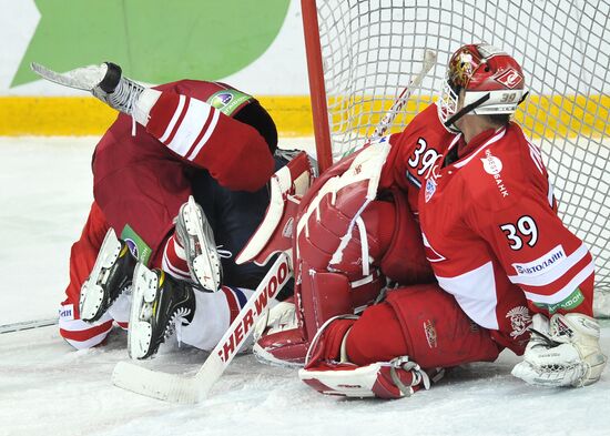 Ice Hockey. KHL. Spartak vs. SKA