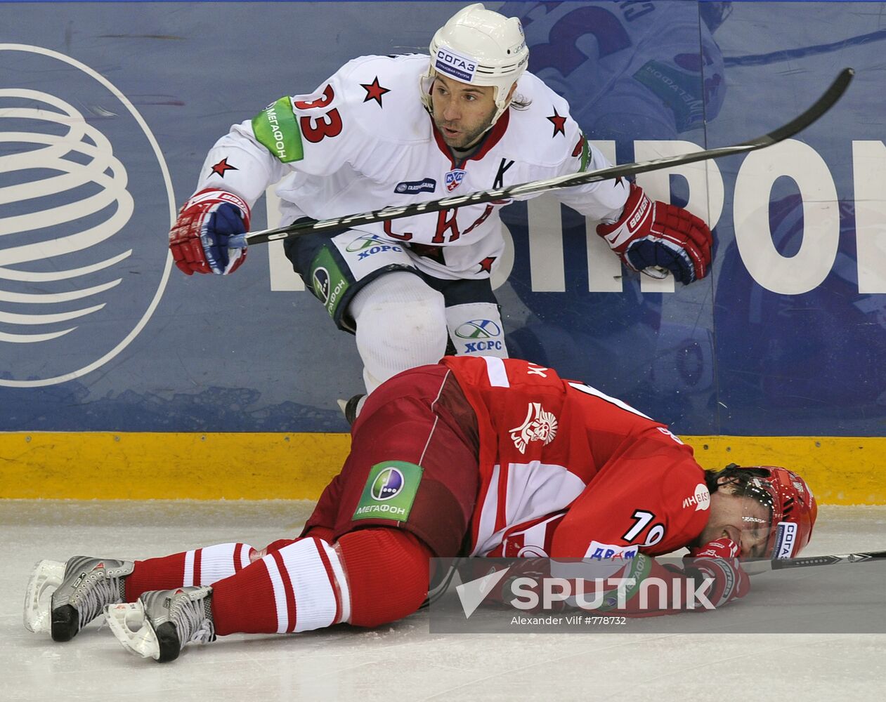 Ice Hockey. KHL. Spartak vs. SKA