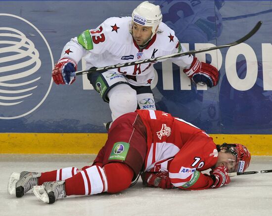 Ice Hockey. KHL. Spartak vs. SKA