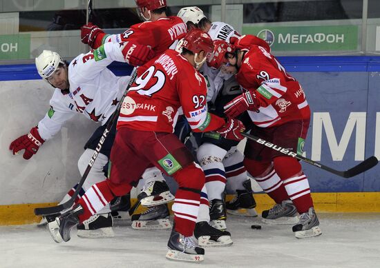 Ice Hockey. KHL. Spartak vs. SKA