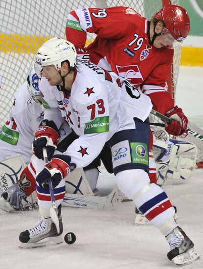 Ice Hockey. KHL. Spartak vs. SKA